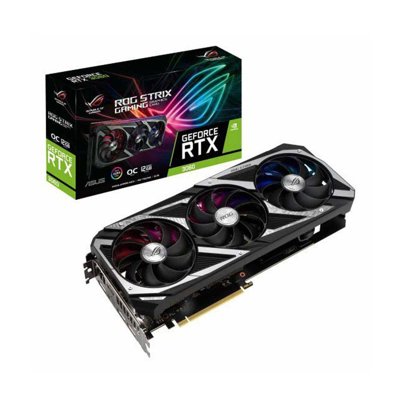 کارت گرافیک ایسوس مدل ROG STRIX RTX3060 V2 GAMING OC 12G 2