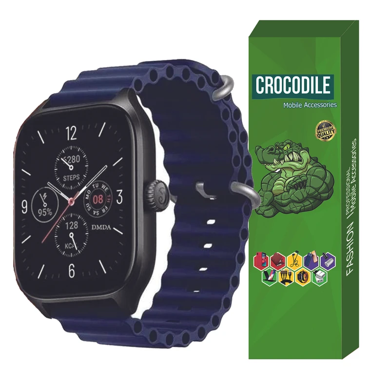 بند کروکودیل مدل C-OCEAN مناسب برای ساعت هوشمند شیائومی Redmi Watch 5 Lite