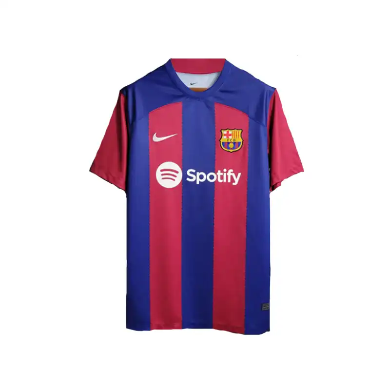 تی شرت آستین کوتاه ورزشی مردانه مدل بارسلونا کد Home 2024