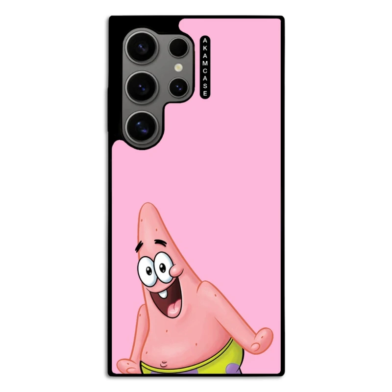 کاور آکام مدل AMC-WSGS24U-SPONGE BOB18مناسب برای گوشی موبایل سامسونگ Galaxy S24 Ultra