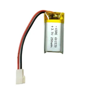 باتری لیتیومی مدل KSRE-601530 ظرفیت 250 میلی آمپر ساعت