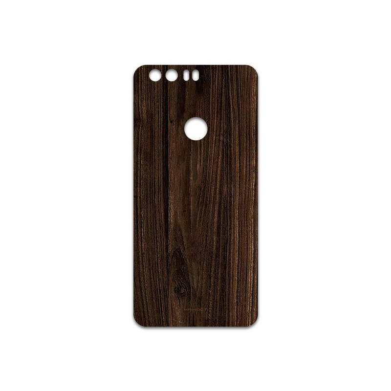 برچسب پوششی ماهوت مدل Dark Walnut Wood مناسب برای گوشی موبایل آنر 8