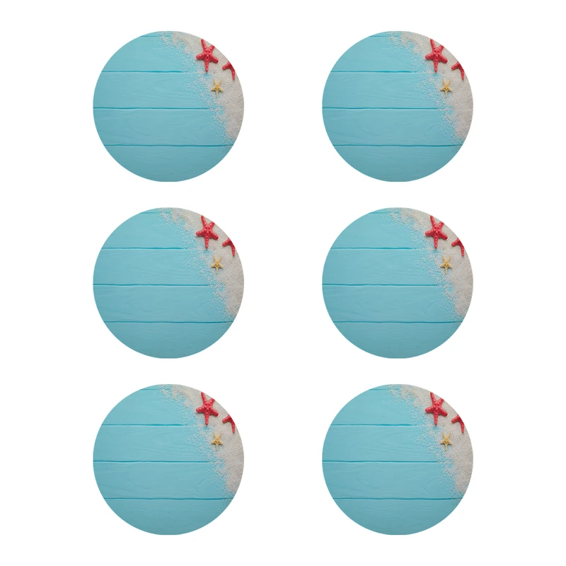 زیر لیوانی طرح ستاره کد 8239 بسته 6 عددی