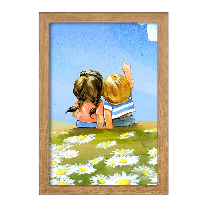 تابلو خندالو مدل دخترانه کودکانه کد F10932