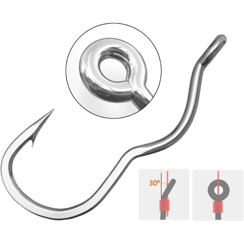 قلاب ماهیگیری مدل اتوماتیک سایز 11 بسته 5 عددی