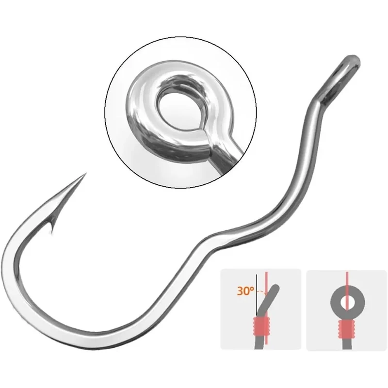 عکس شماره 3 : قلاب ماهیگیری مدل اتوماتیک سایز 10 بسته 5 عددی