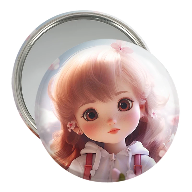 آینه جیبی خندالو مدل دخترانه (Girlish) کد 36899