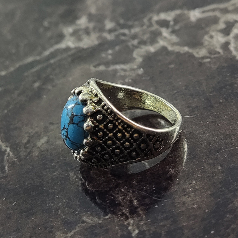 انگشتر پسرانه سلین کالا مدل فیروزه کد D-25