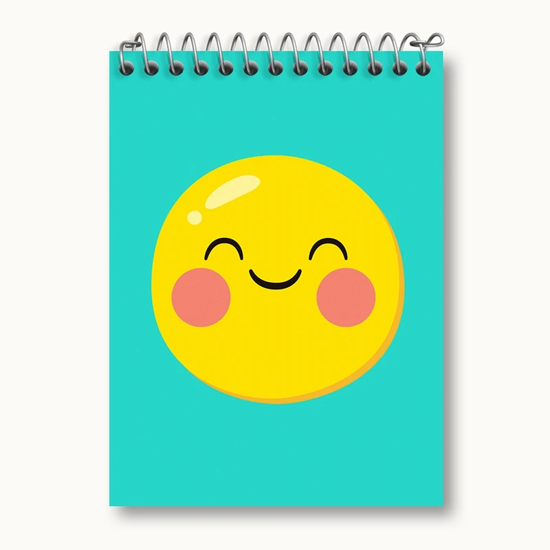 دفتر یادداشت 50 برگ خندالو مدل ایموجی Emoji کد 3005