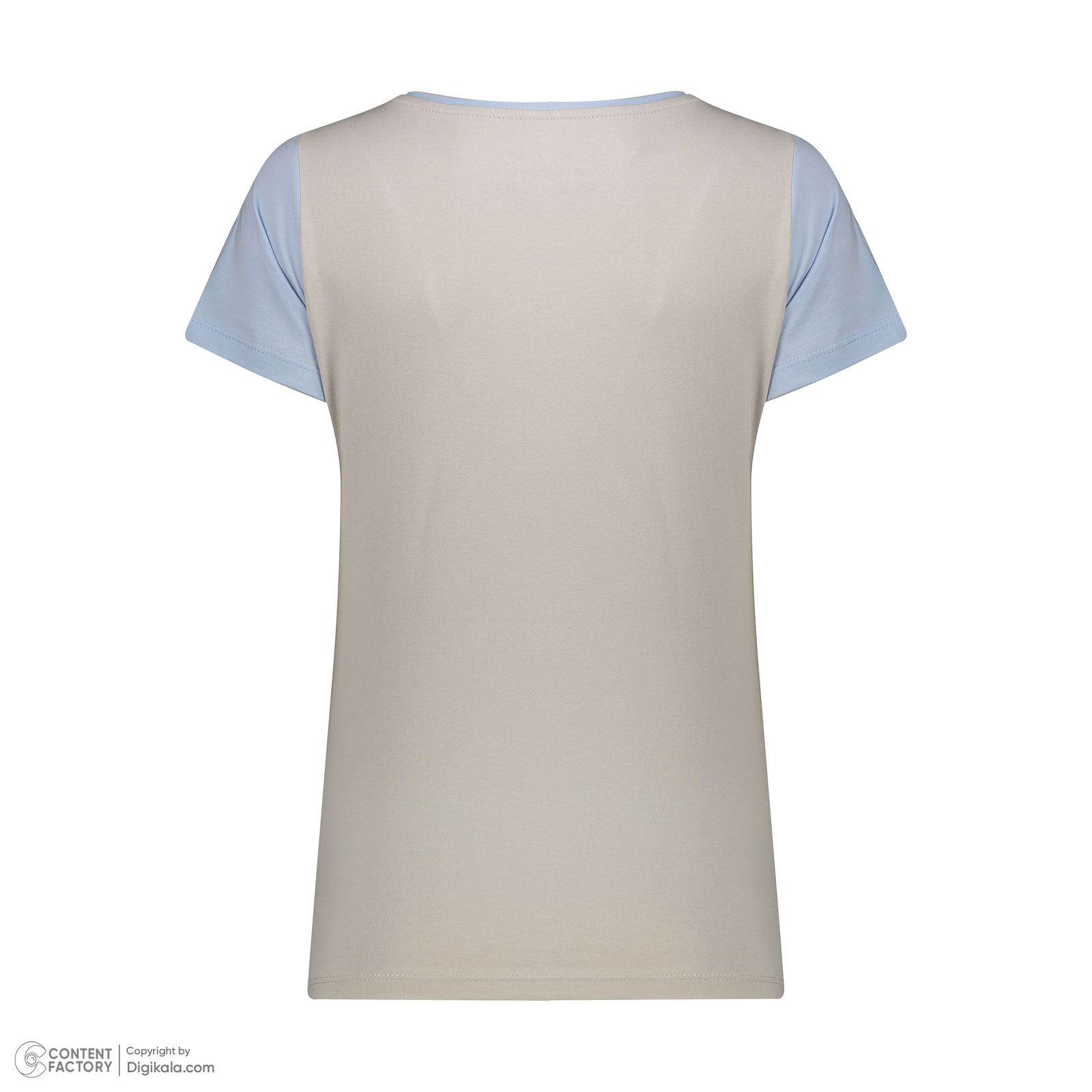 ست تی شرت آستین کوتاه و شلوار زنانه ناربن مدل 1521952 رنگ طوسی روشن -  - 11