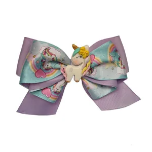 گیره مو دخترانه مدل اسب تک شاخ