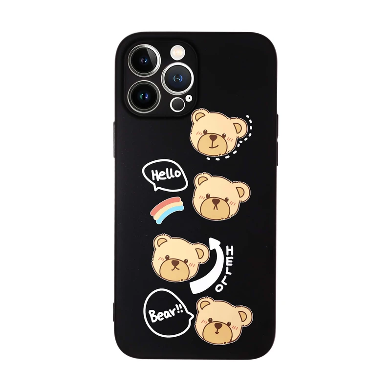 کاور قاب گارد طرح خرس بیر کد m6667 مناسب برای گوشی موبایل اپل iphone 13 Pro