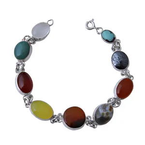 دستبند نقره زنانه بازرگانی میلادی کد DP_180