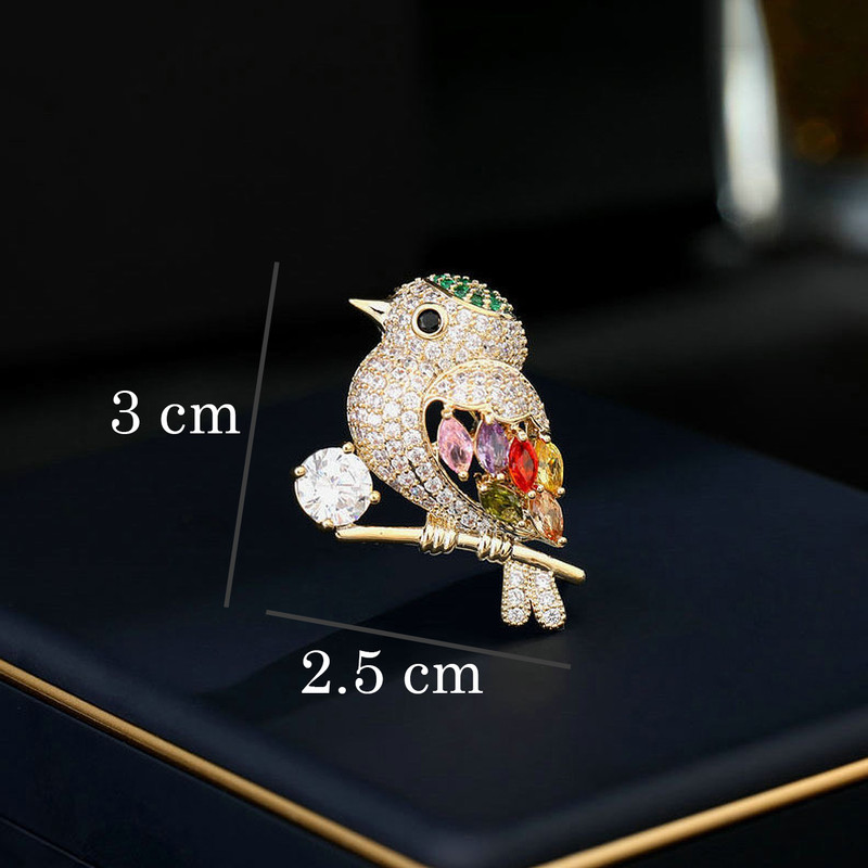 گل سینه زنانه مدل گنجشک کد 00705 گل سینه زنانه مدل گنجشک کد 00705