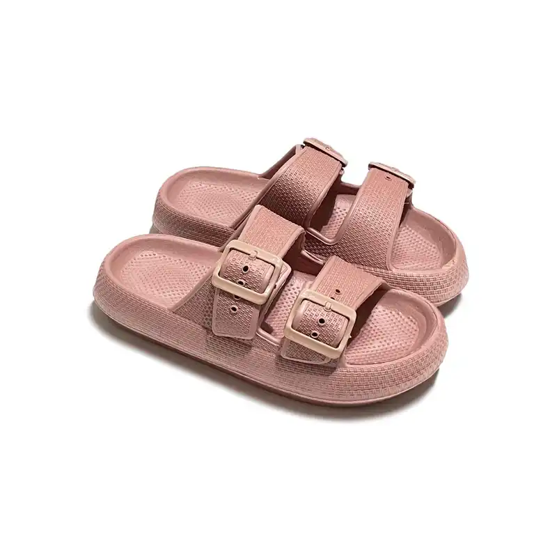 دمپایی زنانه مدل دوبند سگکدار کد RS-KL-850