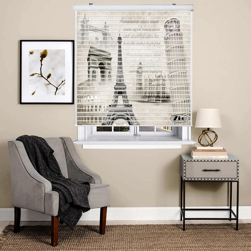 پرده زبرا زیو مدل C-2046 سایز 150x150 سانتی متر