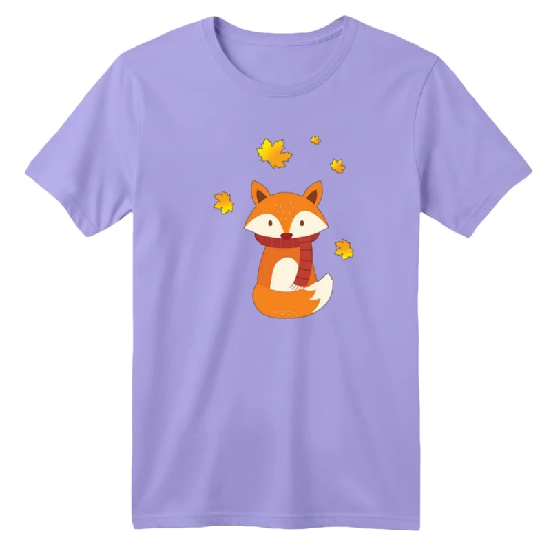 تی شرت آستین کوتاه بچگانه مدل روباه کد ۵