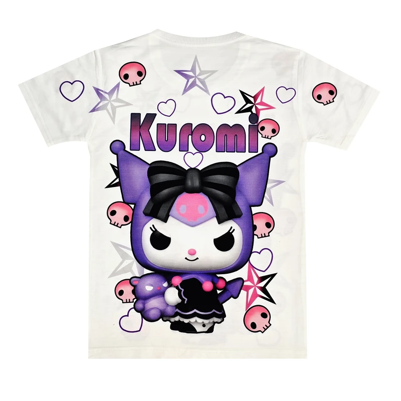 عکس شماره 3 : تی شرت آستین کوتاه دخترانه مدل کرومی کد s34