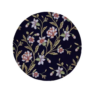 پادری مدل دایره طرح گل کد 5719 سایز 90 × 90 سانتی متر 