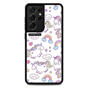 AKAM AMCWSGS21U-UNICORN17 Cover For Samsung Galaxy S21 Ultra