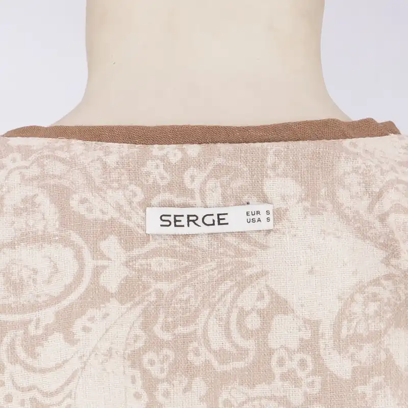 مانتو زنانه سرژه مدل 216627 رنگ کرم