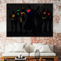 تابلو شاسی گالری استاربوی طرح لیگ عدالت مدل DC 033