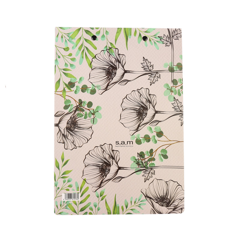 تخته شاسی سم طرح گل و گیاه سایز A4