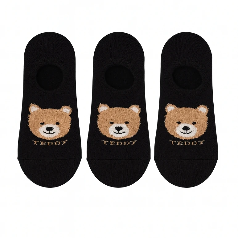 جوراب کالج زنانه مدل Tro3 بسته 3 عددی