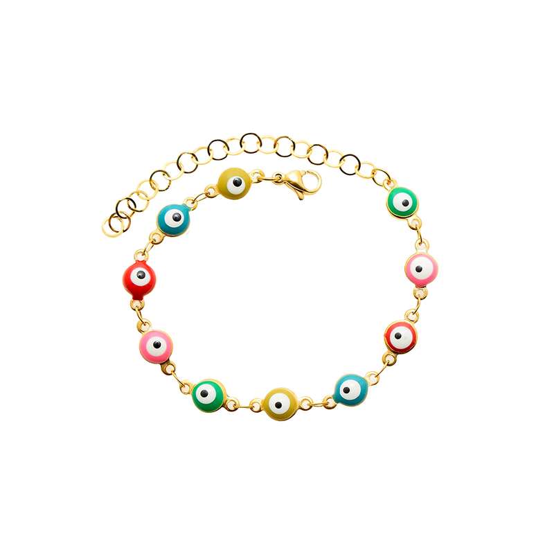 دستبند دخترانه دلنار گالری مدل چشم نظر دستبند دخترانه دلنار گالری مدل چشم نظر