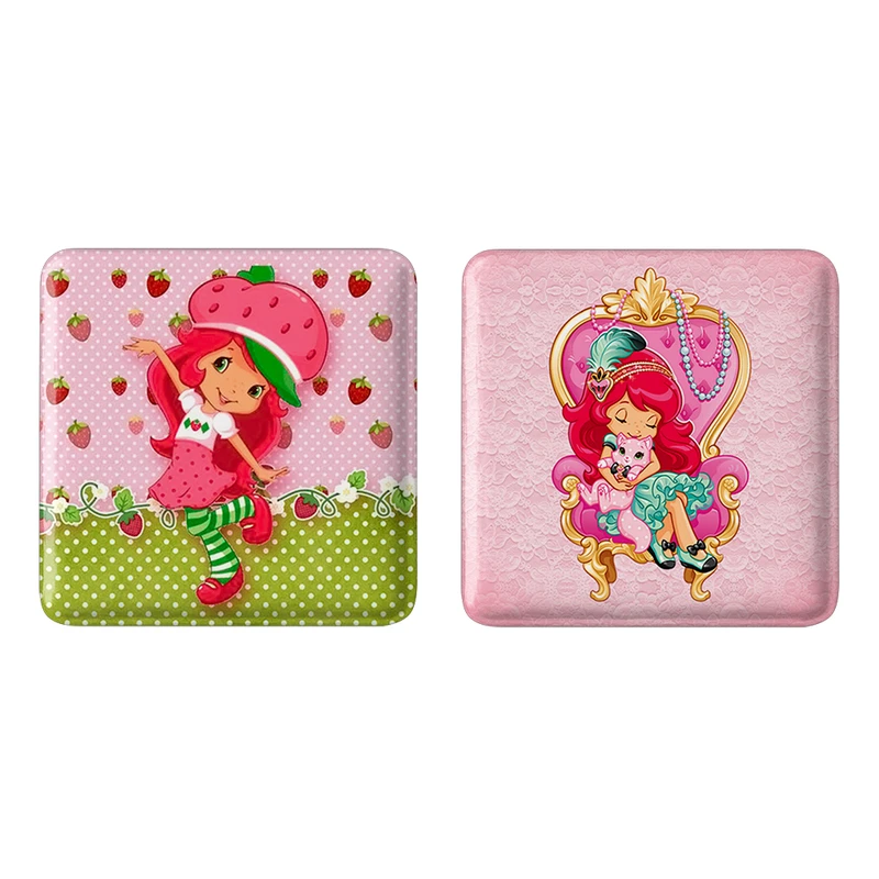 مگنت خندالو مدل دختر توت فرنگی کد 16171623 مجموعه 2 عددی