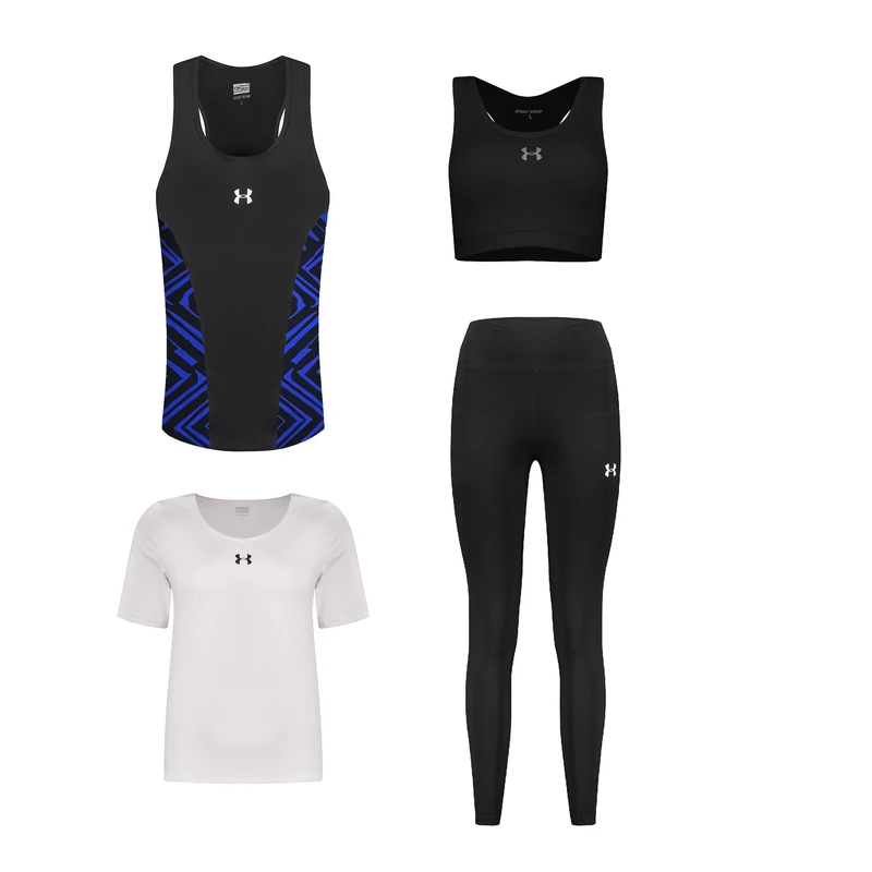 ست چهار تکه لباس ورزشی زنانه مدل 1801-8101-7101-4104