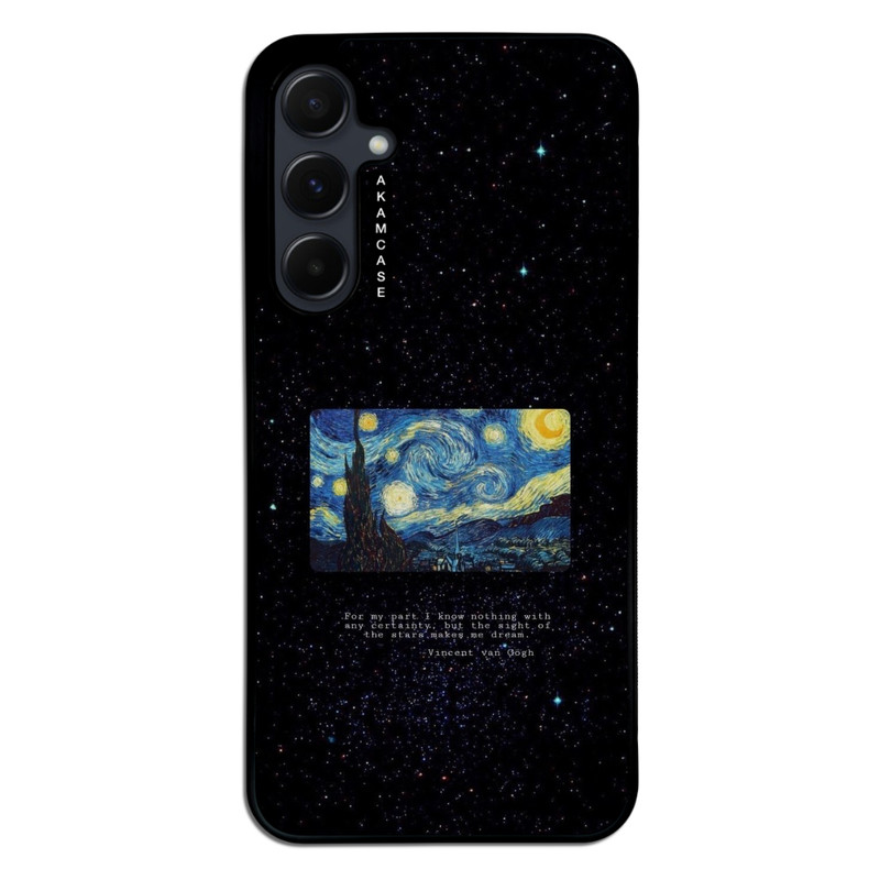 کاور آکام مدل AMC-WSGA55-VANGOGH-4 مناسب برای گوشی موبایل سامسونگ Galaxy A55