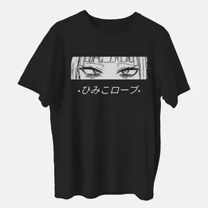 تی شرت آستین کوتاه زنانه مدل انیمه ای دختر تنها کد anm324