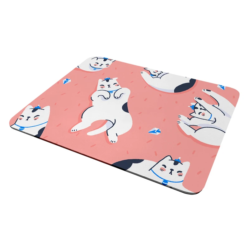 ماوس پد هومرو مدل W289-SIZE2437 طرح گربه فانتزی 