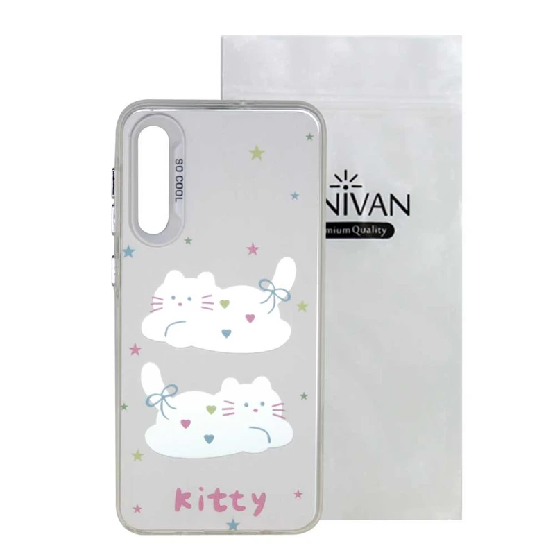 کاور سانیوان مدل فانتزی طرح گربه Kitty مناسب برای گوشی موبایل سامسونگ Galaxy A30S / A50 / A50S
