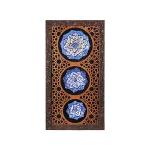 تابلو بشقاب میناکاری کد 2234 مجموعه 3 عددی
