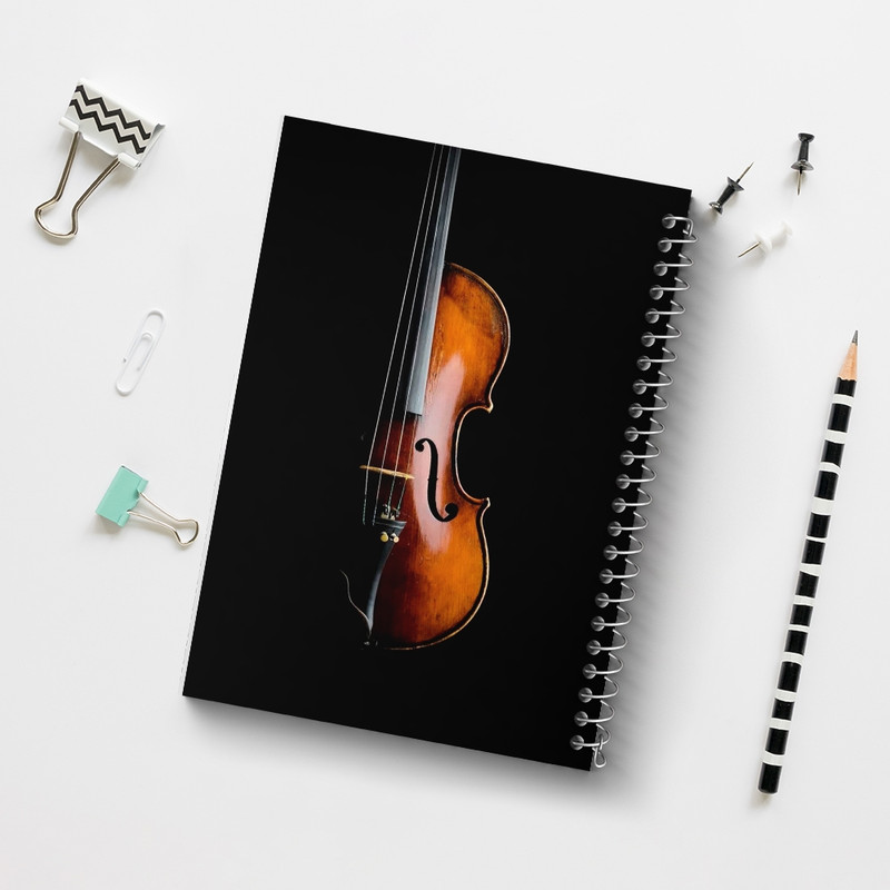 دفتر نت موسیقی 50 برگ خندالو مدل ویولن کد F1847