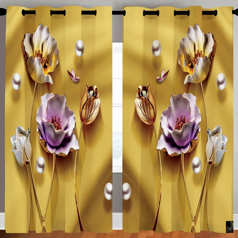 پرده رنس مدل C35-50824 سایز 270x140 سانتی متر