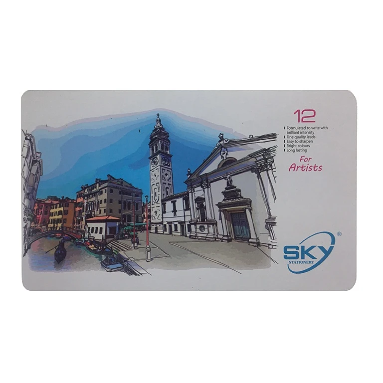 مداد رنگی 12 رنگ اسکای مدل Artists کد 400