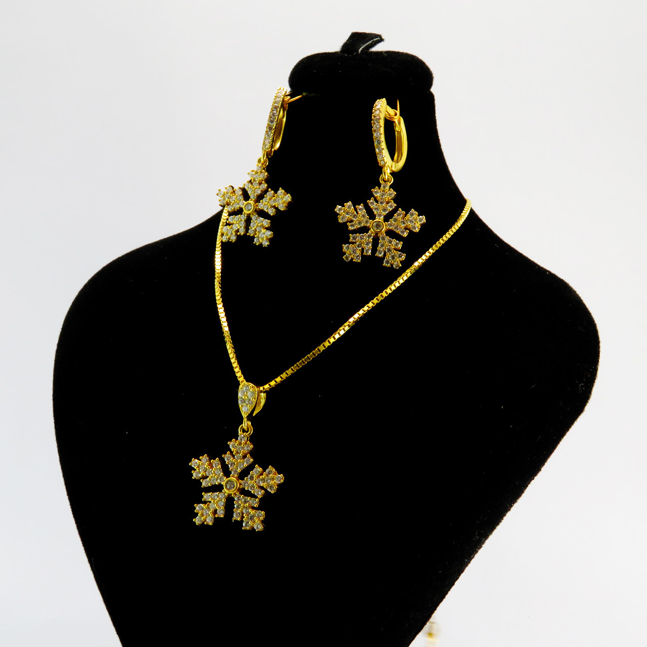 نیم ست نقره زنانه کد AV078