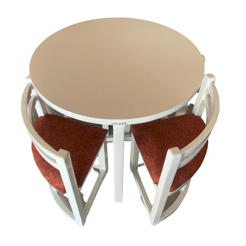 میز و صندلی ناهارخوری 4 نفره مدل کمجا kam-sefid04