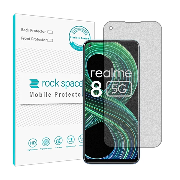 محافظ صفحه نمایش مات راک اسپیس مدل HyMTT مناسب برای گوشی موبایل ریلمی 8 5G