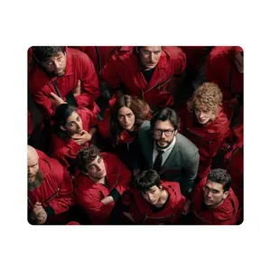 ماوس پد طرح سریال  Money Heist خانه کاغذی pn6