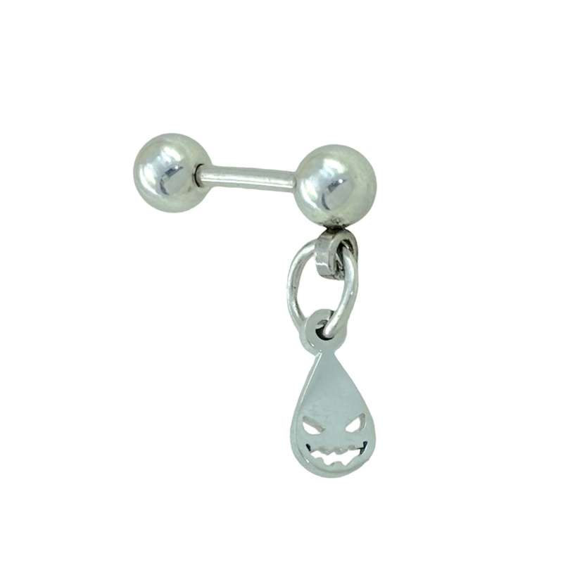 پیرسینگ گوش زنانه مدل کدو تنبل کد P4317 پیرسینگ گوش زنانه مدل کدو تنبل کد P4317