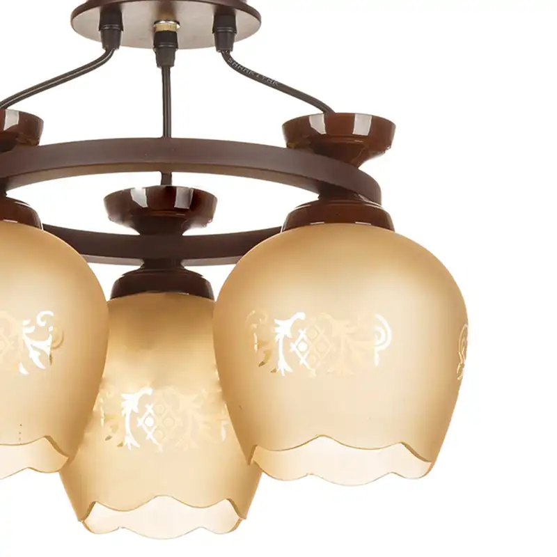 لوستر 3 شعله چشمه نور مدل GA562/3-BR