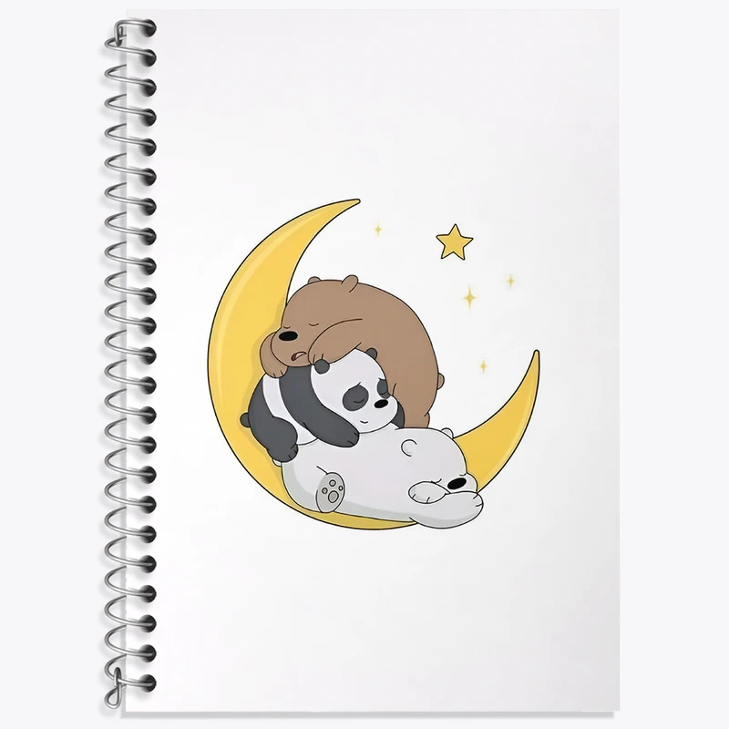 دفتر لغت 50 برگ خندالو طرح سه خرس کله پوک کد N4027