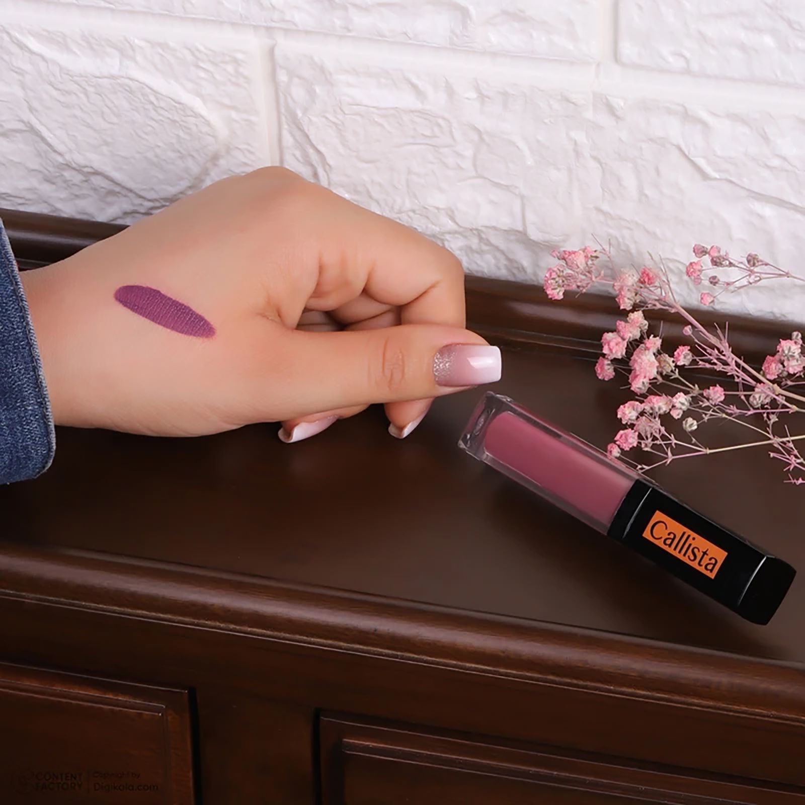 رژ لب مایع کالیستا مدل Stain Matt شماره L83 - - 3