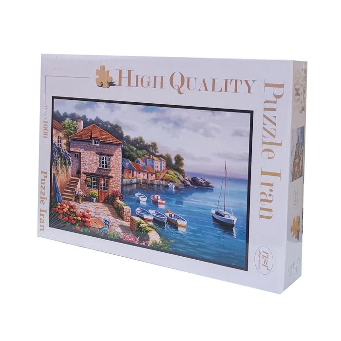 پازل 1000 تکه پازل ایران مدل خانه فرانسوی مناسب برای بزرگسالان