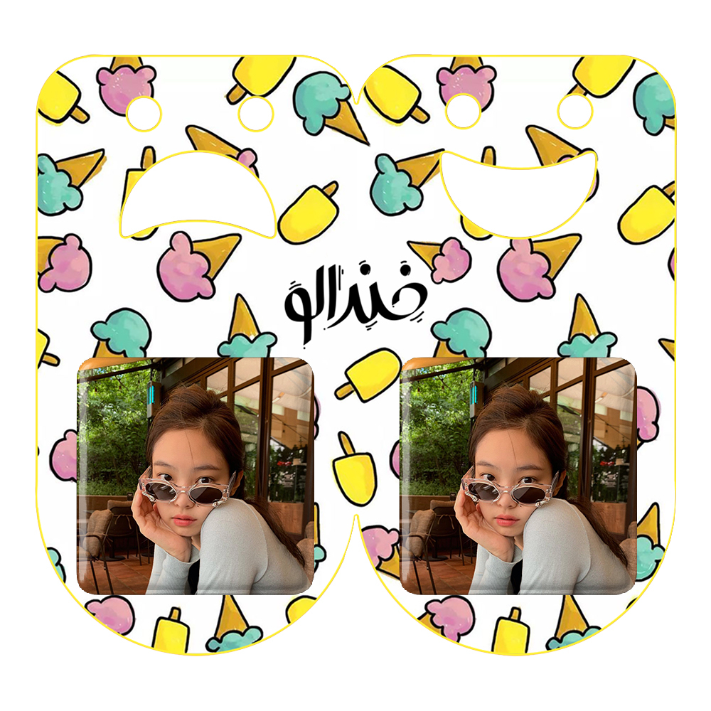 پیکسل خندالو مدل جنی بلک پینک کد 14091 به همراه مگنت