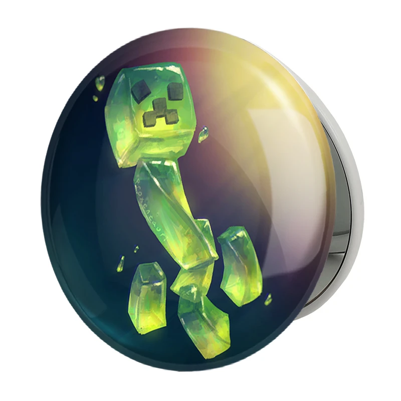 آینه جیبی خندالو طرح بازی ماینکرافت (Minecraft) مدل تاشو کد 36964